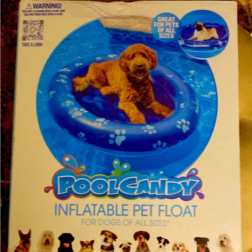 - 53 x 35 pool float holds up to 100 lbs. puncture resistant